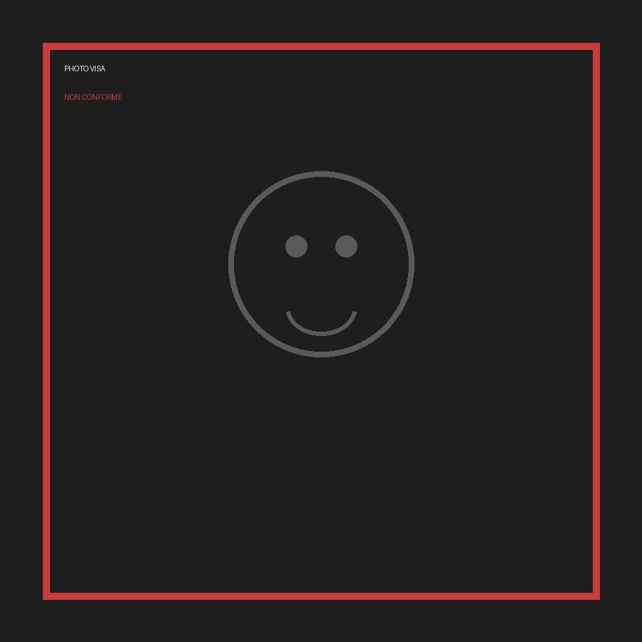 Exemple de photo non conforme