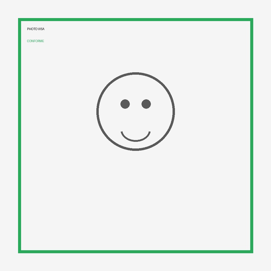 Exemple de photo conforme